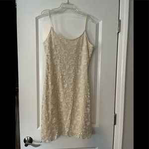 New Cream dress New With Tags